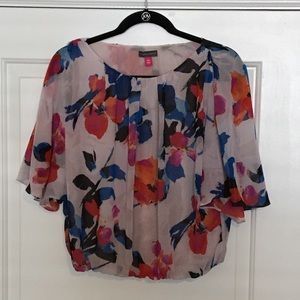 Vince Camuto Batwing Floral Top
